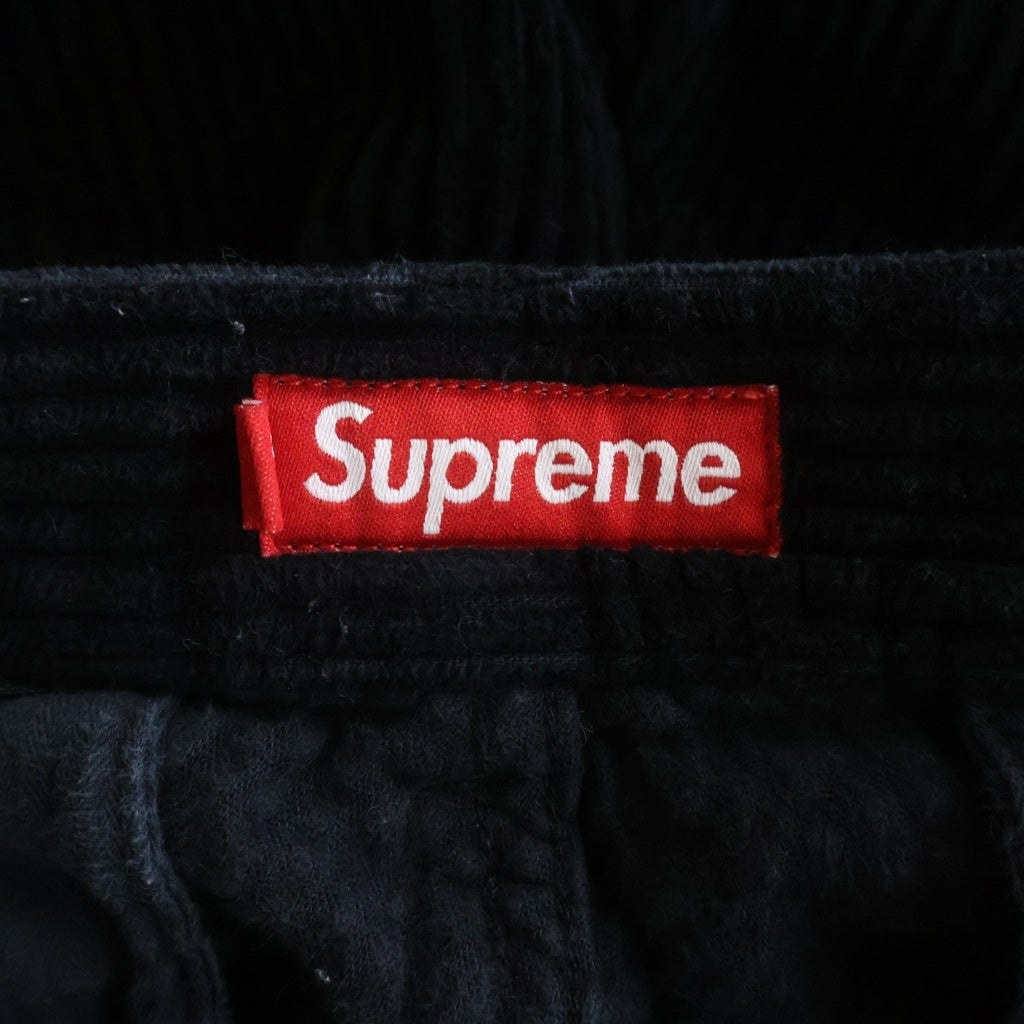 SUPREME(シュプリーム) 24AW Wide Wale Corduroy Cargo Pant ワイド コーデュロイ カーゴ ロング パンツ ブラック