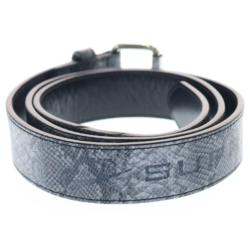 SUPREME(シュプリーム) 21SS ×NIKE Snakeskin Belt ナイキ スネークスキン レザーベルト グレー