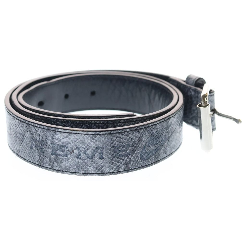 SUPREME(シュプリーム) 21SS ×NIKE Snakeskin Belt ナイキ スネークスキン レザーベルト グレー