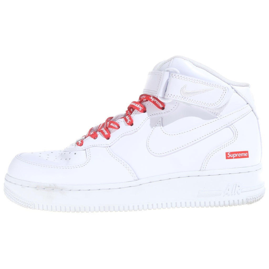 NIKE(ナイキ) ×SUPREME AIR FORCE 1 MID SP FZ8784-100 シュプリーム エアフォース1 ミッドカットスニーカー ホワイト US8.5/26.5cm