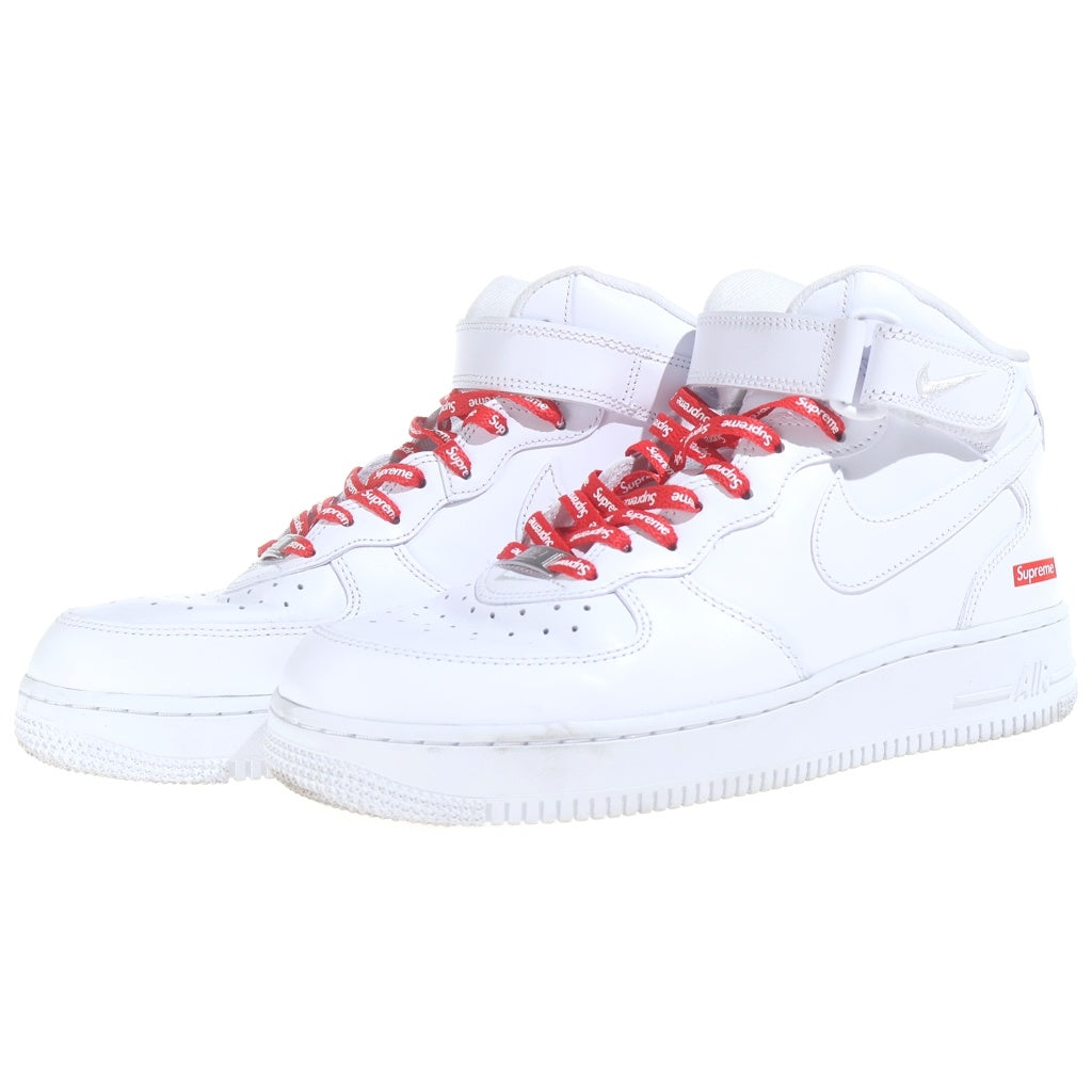 NIKE(ナイキ) ×SUPREME AIR FORCE 1 MID SP FZ8784-100 シュプリーム エアフォース1 ミッドカットスニーカー ホワイト US8.5/26.5cm