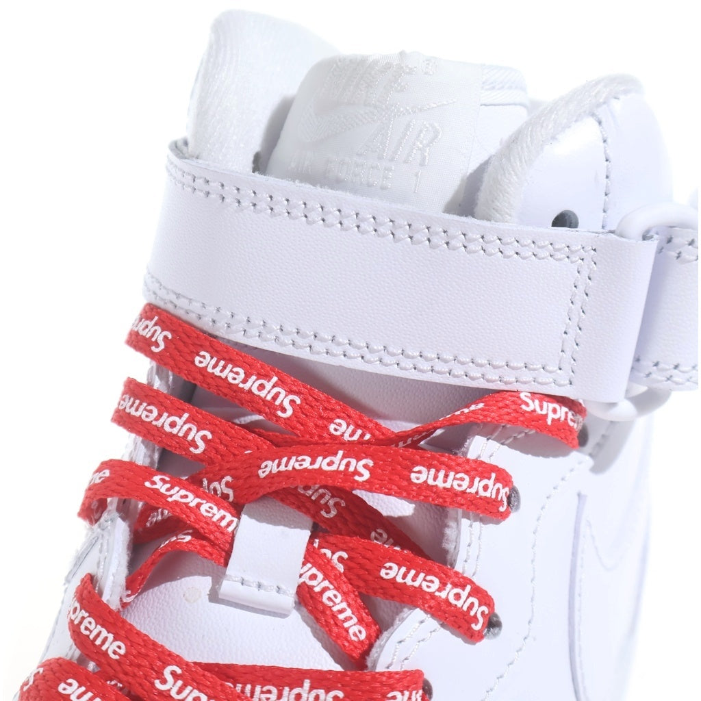 NIKE(ナイキ) ×SUPREME AIR FORCE 1 MID SP FZ8784-100 シュプリーム エアフォース1 ミッドカットスニーカー ホワイト US8.5/26.5cm