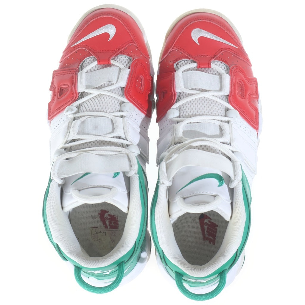 NIKE(ナイキ) AIR MORE UPTEMPO 96 ITALIAN FRAG AV3811-600 エアモアアップテンポ イタリアンフラッグ ハイカットスニーカー ホワイト/グリーン/レッド US8.5