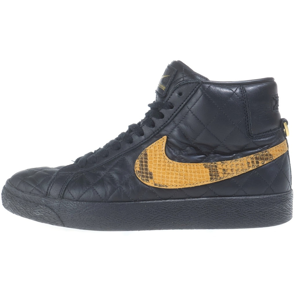 NIKE SB(ナイキエスビー) ×SUPREME ZOOM BLAZER MID DV5078-001 シュプリーム ズーム ブレーザー ミッド ミッドカットスニーカー ブラック US8.5/26.5cm