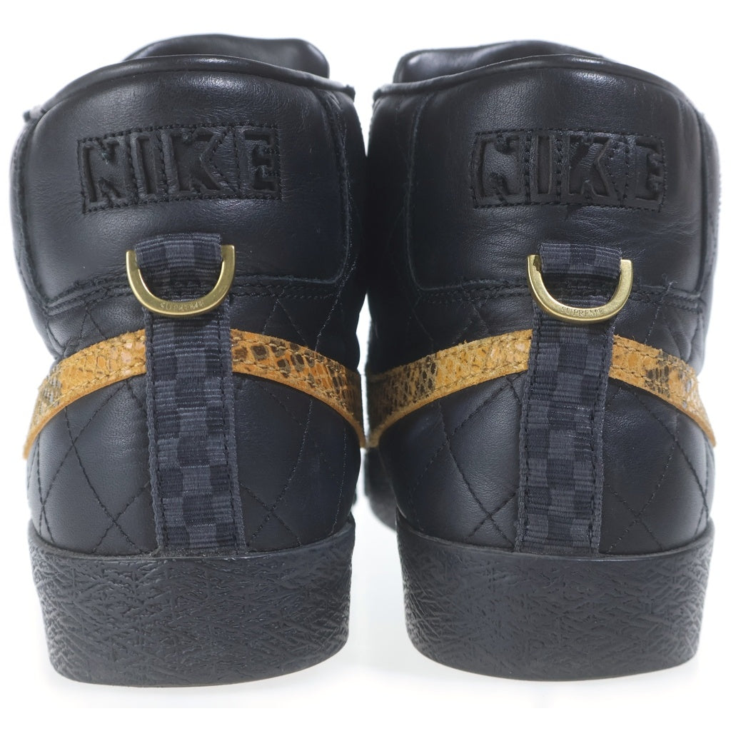 NIKE SB(ナイキエスビー) ×SUPREME ZOOM BLAZER MID DV5078-001 シュプリーム ズーム ブレーザー ミッド ミッドカットスニーカー ブラック US8.5/26.5cm