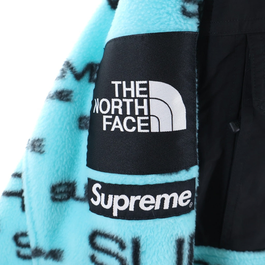 SUPREME(シュプリーム) 21AW ×THE NORTH FACE Steep Tech Fleece Jacket ザノースフェイス ステップテックフリースジャケット ロゴ総柄 ブルゾン マルチ NA52101I