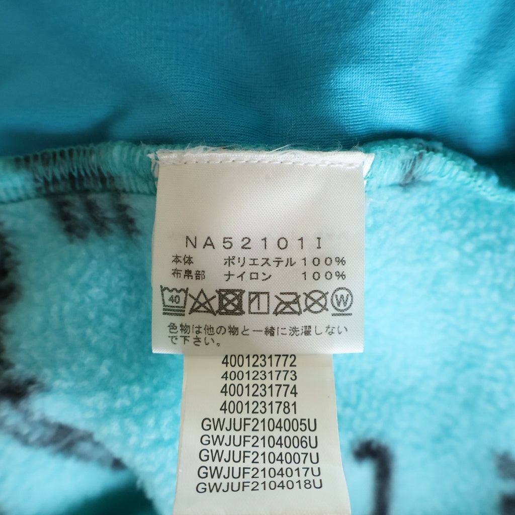SUPREME(シュプリーム) 21AW ×THE NORTH FACE Steep Tech Fleece Jacket ザノースフェイス ステップテックフリースジャケット ロゴ総柄 ブルゾン マルチ NA52101I