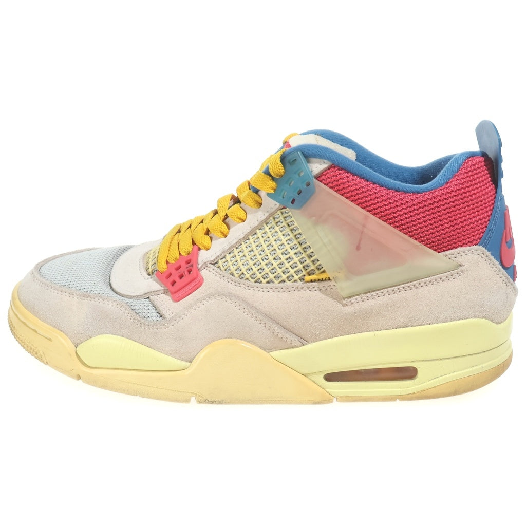 NIKE(ナイキ) ×UNION AIR JORDAN 4 GUAVA ICE DC9533-800 ユニオン エアジョーダン4 グァバアイス ハイカットスニーカー マルチ US10/28cm