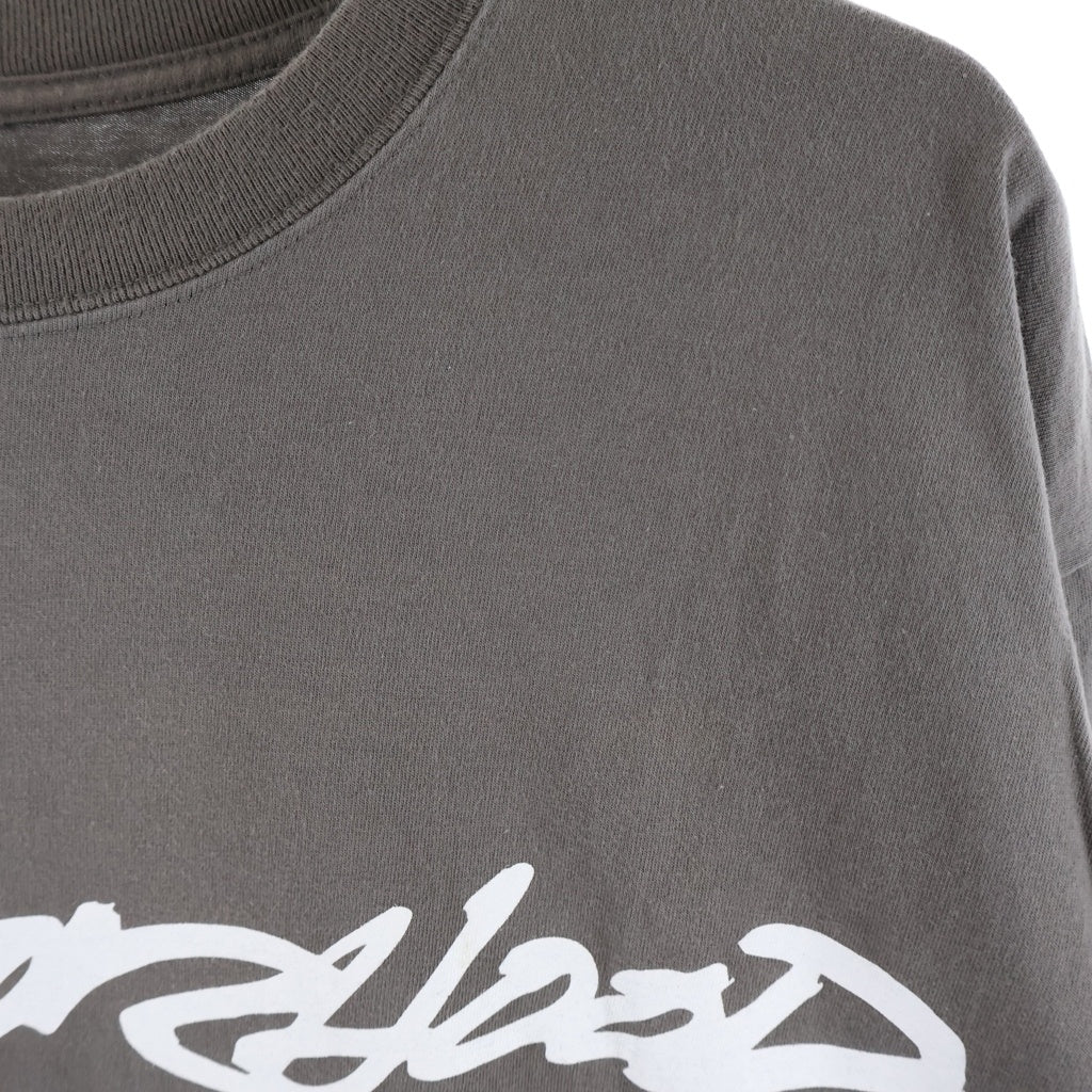 NEIGHBORHOOD(ネイバーフッド) 21AW ×FUTURA LABORATORIES フューチュララボラトリーズ クルーネック長袖Tシャツカットソー チャコールグレー