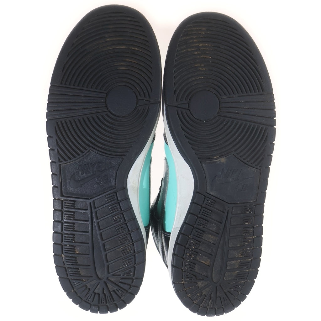 NIKE(ナイキ) ×DIAMOND SUPPLY DUNK HIGH PRM ダイヤモンド サプライ ダンク ローカットスニーカー ブラック/ライトブルー US9.5/27.5cm 653599-400