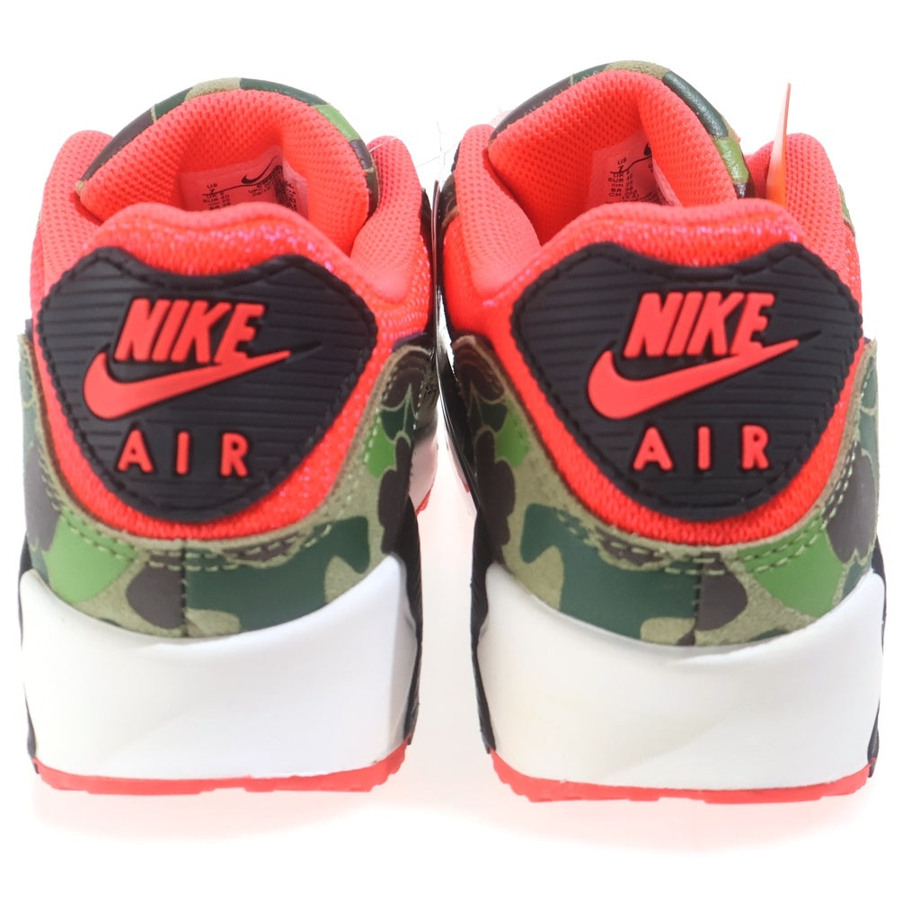 NIKE(ナイキ) ×ATMOS AIR MAX90 DUCK CAMO CW6024-600 アトモス エアマックス90 ダック カモ ローカットスニーカー マルチ US7/25cm レディース