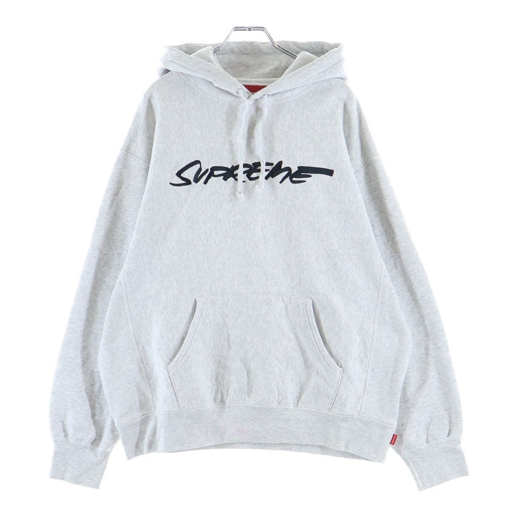 SUPREME(シュプリーム) 24SS Futura Hooded Sweatshirt フューチュラ ロゴ プルオーバー フーデッド スウェットシャツ プルオーバーパーカー グレー