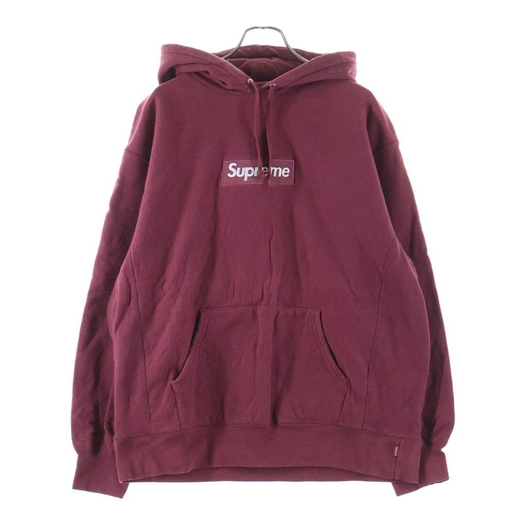 SUPREME(シュプリーム) 21AW Box Logo Hooded Sweatshirt ロゴ プルオーバー フーデッド スウェットシャツ プルオーバーパーカー バーガンディ