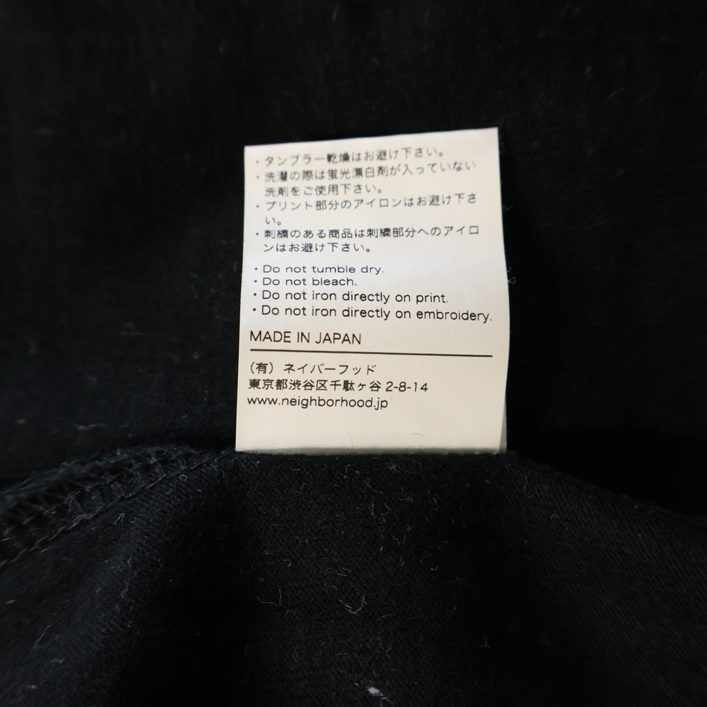 NEIGHBORHOOD(ネイバーフッド) 22AW ×FUTURA LABORATORIES フューチュララボラトリーズ クルーネック長袖Tシャツカットソー ブラック
