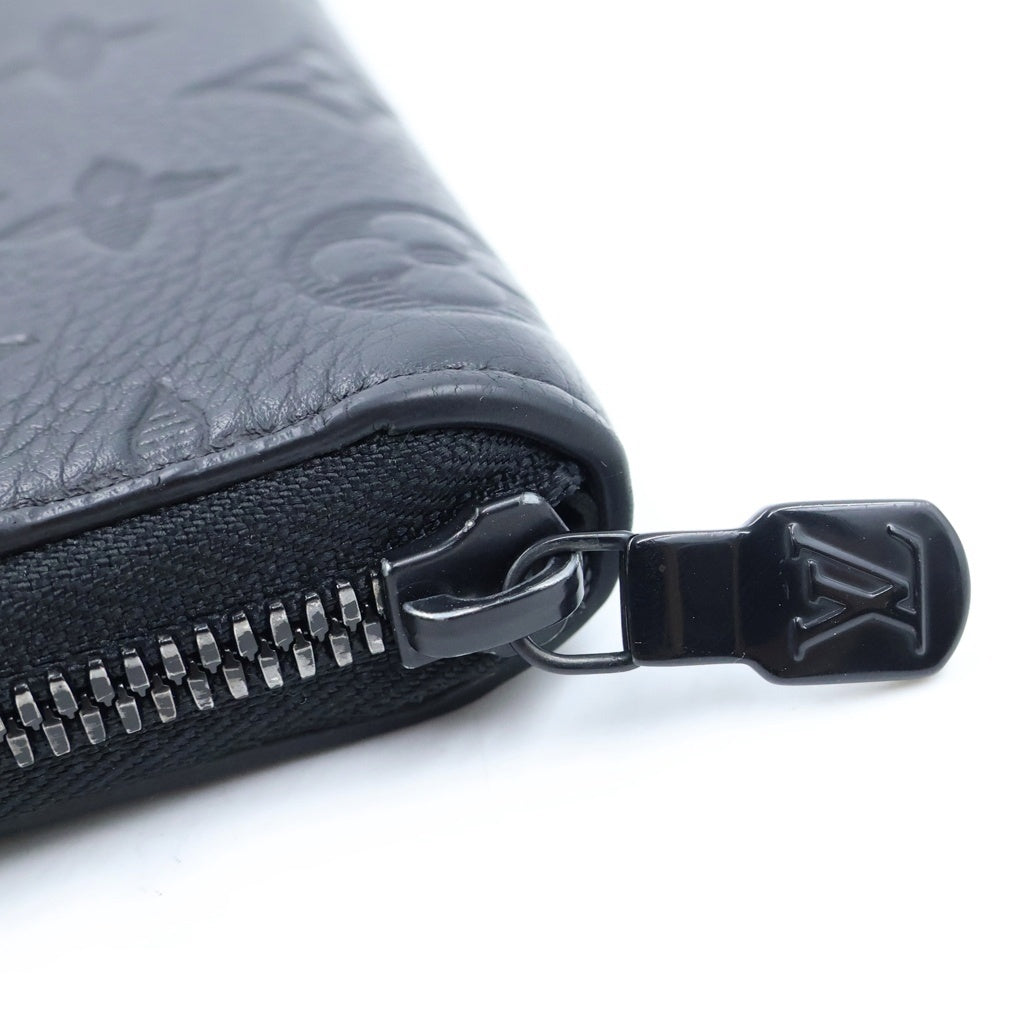LOUIS VUITTON(ルイヴィトン) モノグラム シャドウジッピー オーガナイザー ロングウォレット 長財布 ブラック レザー M62902 シルバー金具 レディース
