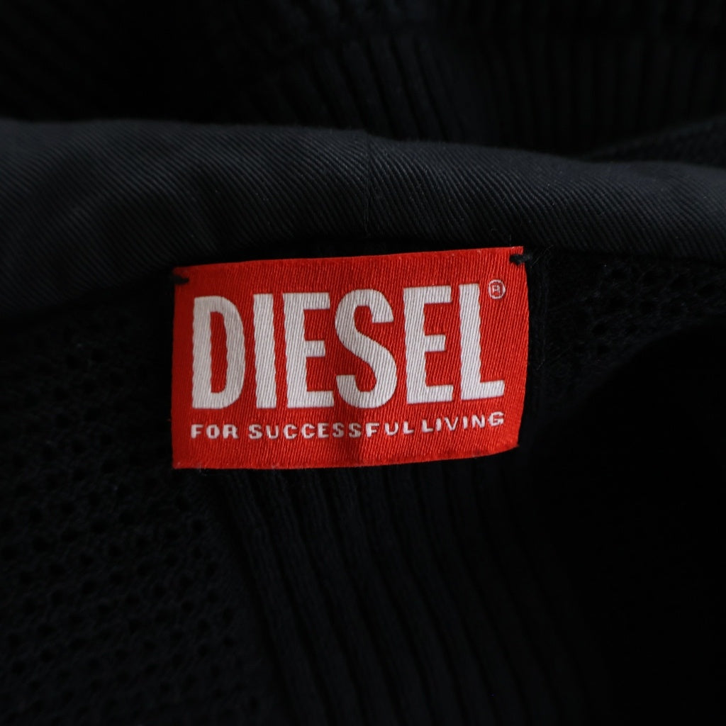 DIESEL(ディーゼル) ジップフライ フーデッド プルオーバー メッシュ パーカー A13053