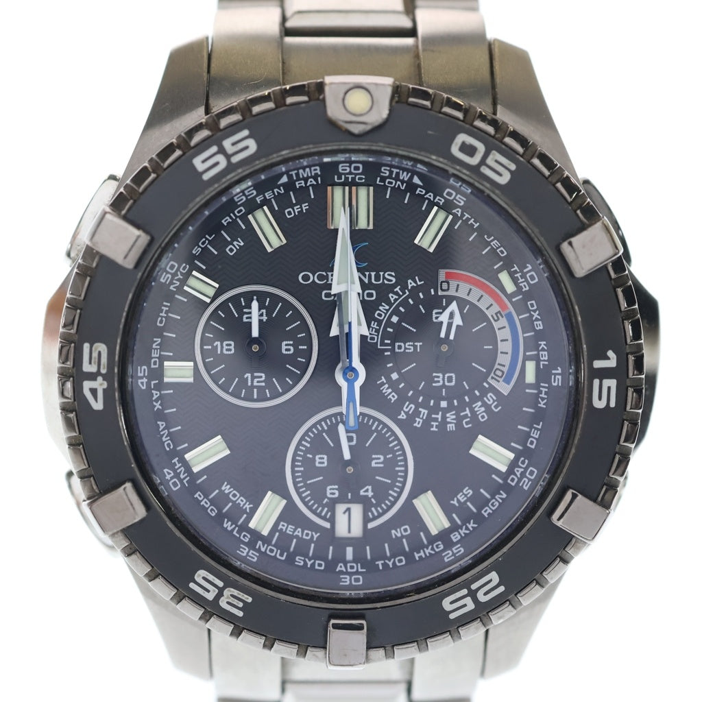 CASIO(カシオ) OCEANUS オーシャンズ カシャロ タフソーラーOCW-500P シルバー
