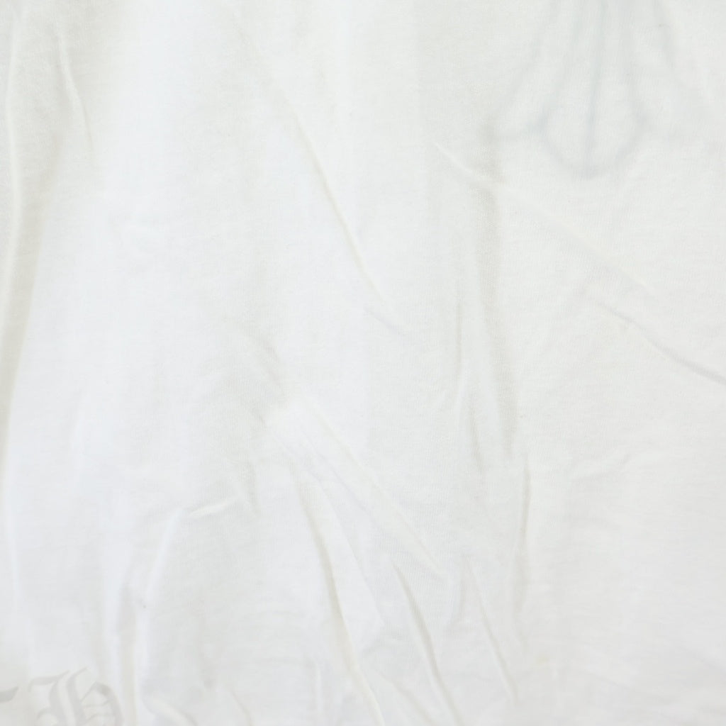 CHROME HEARTS(クロムハーツ) Back Cemetery CH S/S バックセメタリークロス プリント クルーネック 半袖Tシャツ カットソー ホワイト/グリーン