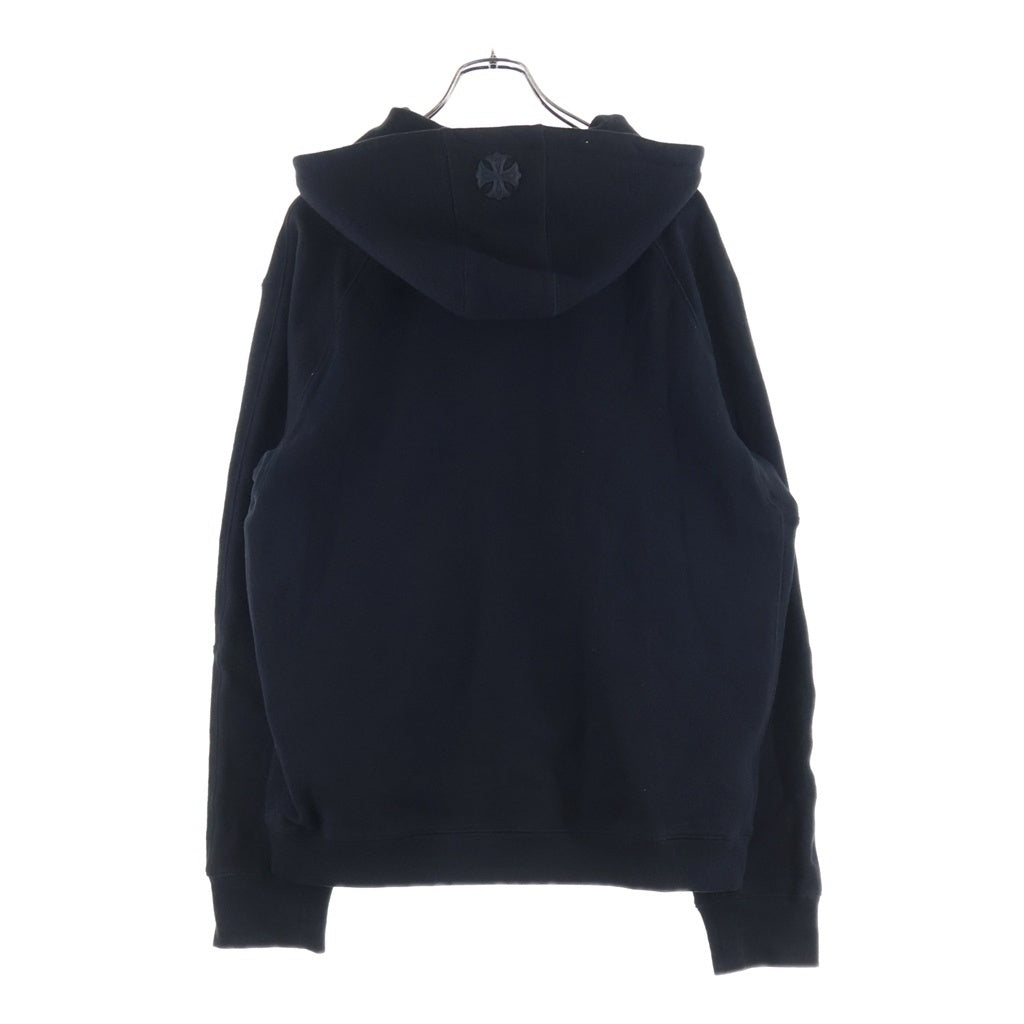 CHROME HEARTS(クロムハーツ) GRP Y NOT Zip Up Hoodie ワイノット ダガージップ CHクロスジップ CHプラスパッチ付きダブルジップアップ グレーパーカー