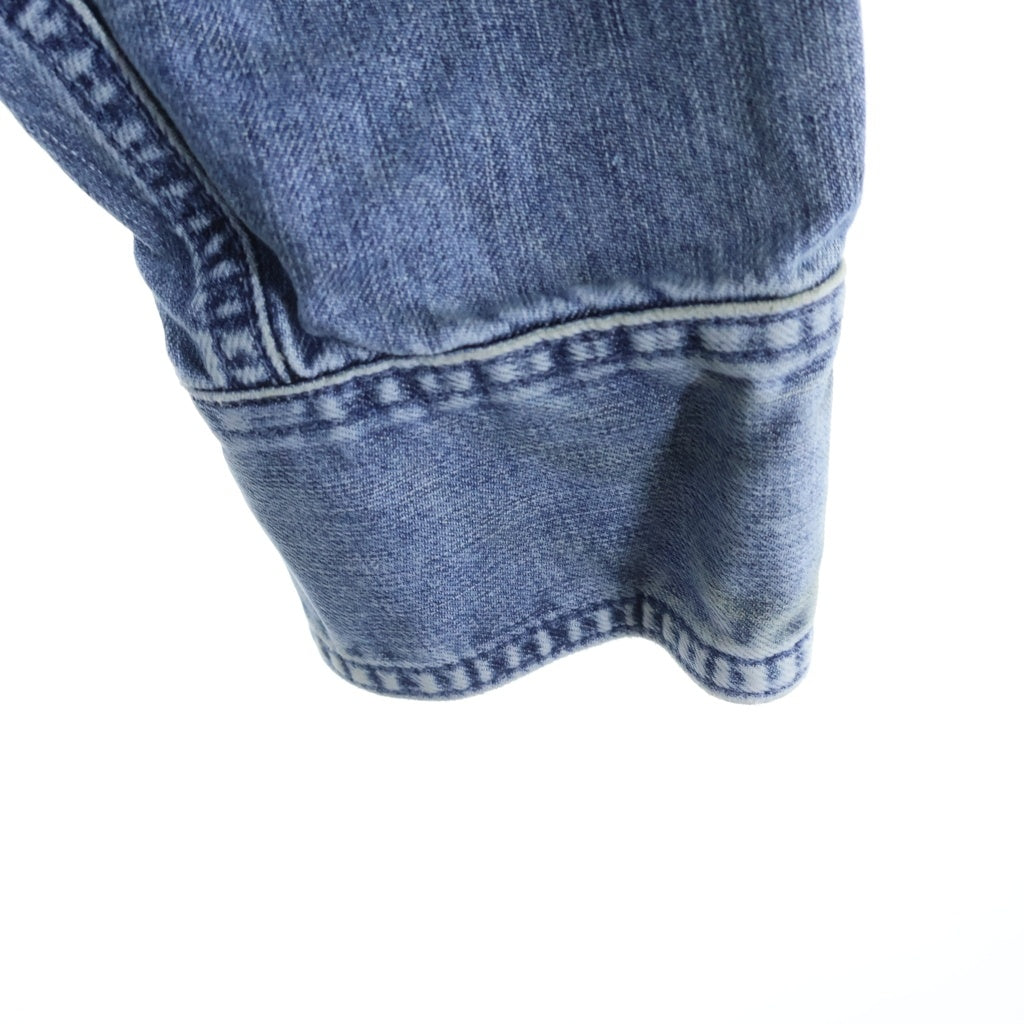 MM6 Maison Margiela(エムエムシックスメゾンマルジェラ) 25SS DENIM SIDA SHIRT ロングスリーブ HIV 長袖シャツ インディゴ SH2DT0018-M30029