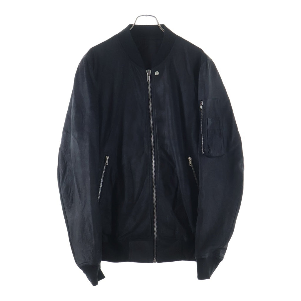 Rick Owens(リックオウエンス) 25AW Classic Flight Leather Jacket クラシック フライト レザージャケット ブラック RU01E5778-LBA