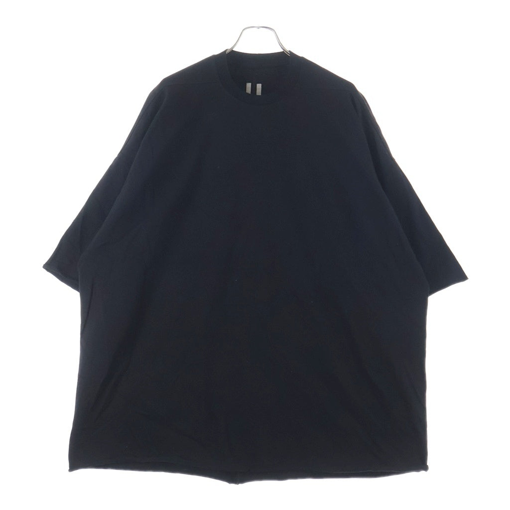Rick Owens(リックオウエンス) 25SS TOMMT-T トミー オーバーサイズ 半袖Tシャツ カットソー ブラック RU01E5283-BA