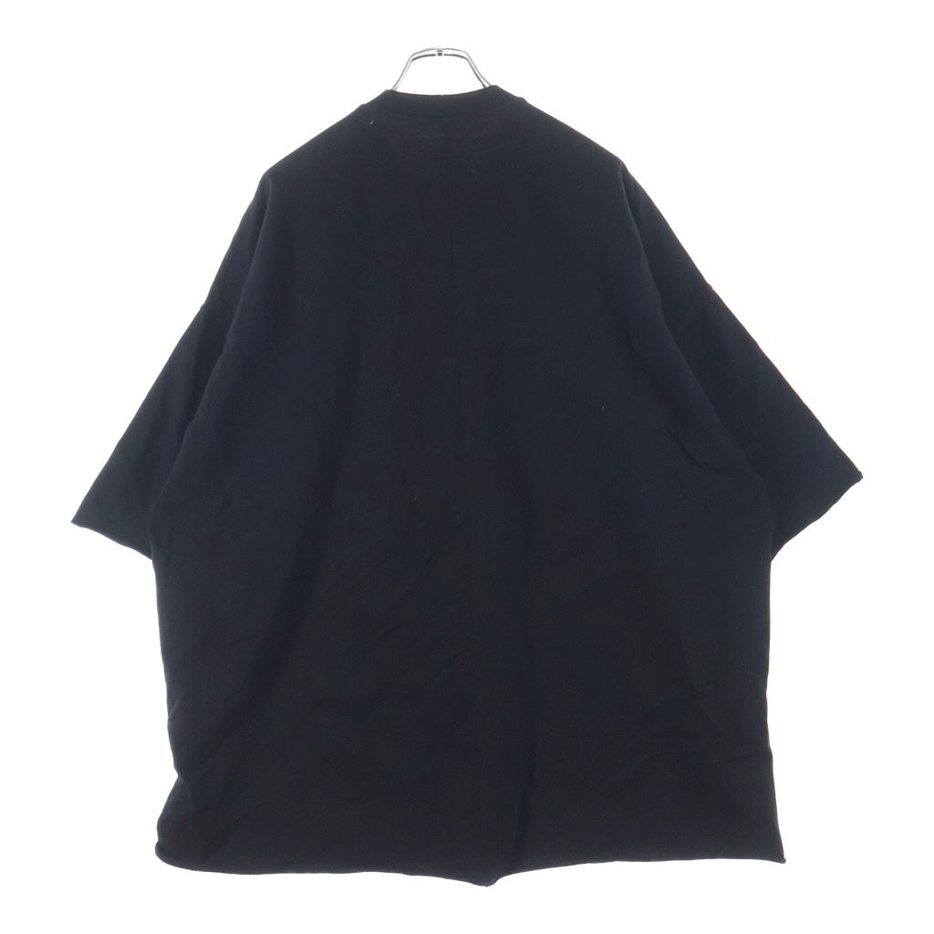Rick Owens(リックオウエンス) 25SS TOMMT-T トミー オーバーサイズ 半袖Tシャツ カットソー ブラック RU01E5283-BA