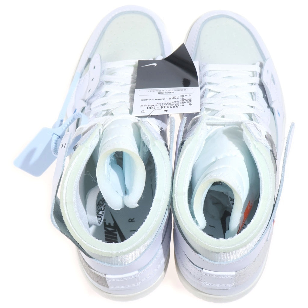 NIKE(ナイキ) ×Virgil Abloh Archive AIR JORDAN 1 RETRO HIGH OG ALASKA ヴァージルアブローアーカイブ エアジョーダン1 レトロ アラスカ ハイカットスニーカー US11.5/29.5cm AA3834-100