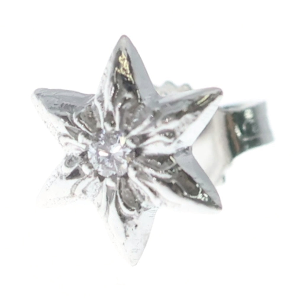 CHROME HEARTS(クロムハーツ) 18KWG CO STAR 1DIA スター 1ダイヤ スタッドピアス ホワイトゴールド