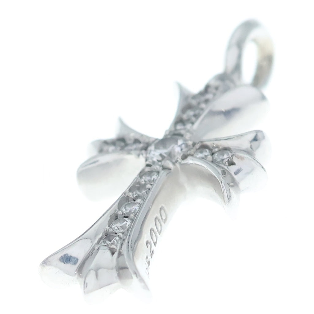 CHROME HEARTS(クロムハーツ) 18KWG TNY CRSF P/DIA タイニーファットクロス PAVEダイヤ ペンダントトップ ホワイトゴールド BCA008