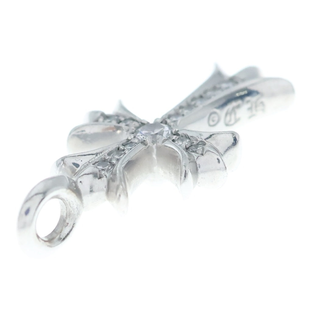 CHROME HEARTS(クロムハーツ) 18KWG TNY CRSF P/DIA タイニーファットクロス PAVEダイヤ ペンダントトップ ホワイトゴールド BCA008