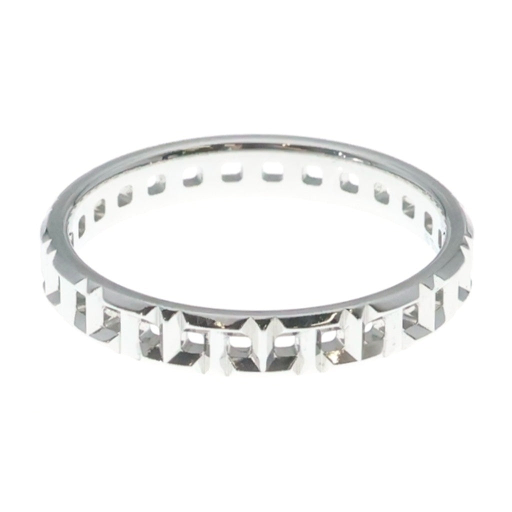 TIFFANY & Co.(ティファニー) K18WG Tトゥルー ナロー リング ホワイトゴールド