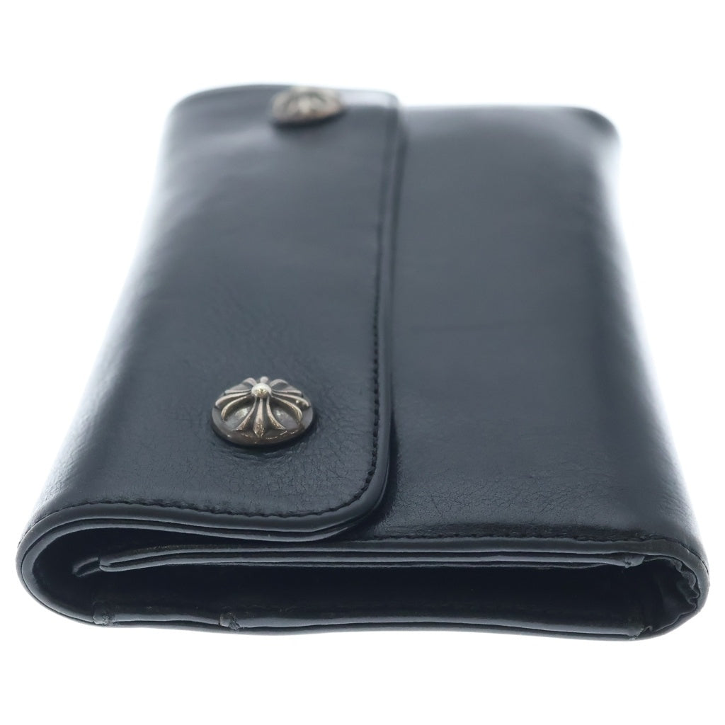 CHROME HEARTS(クロムハーツ) WAVE ウェーブ レザーウォレット 財布 ブラック