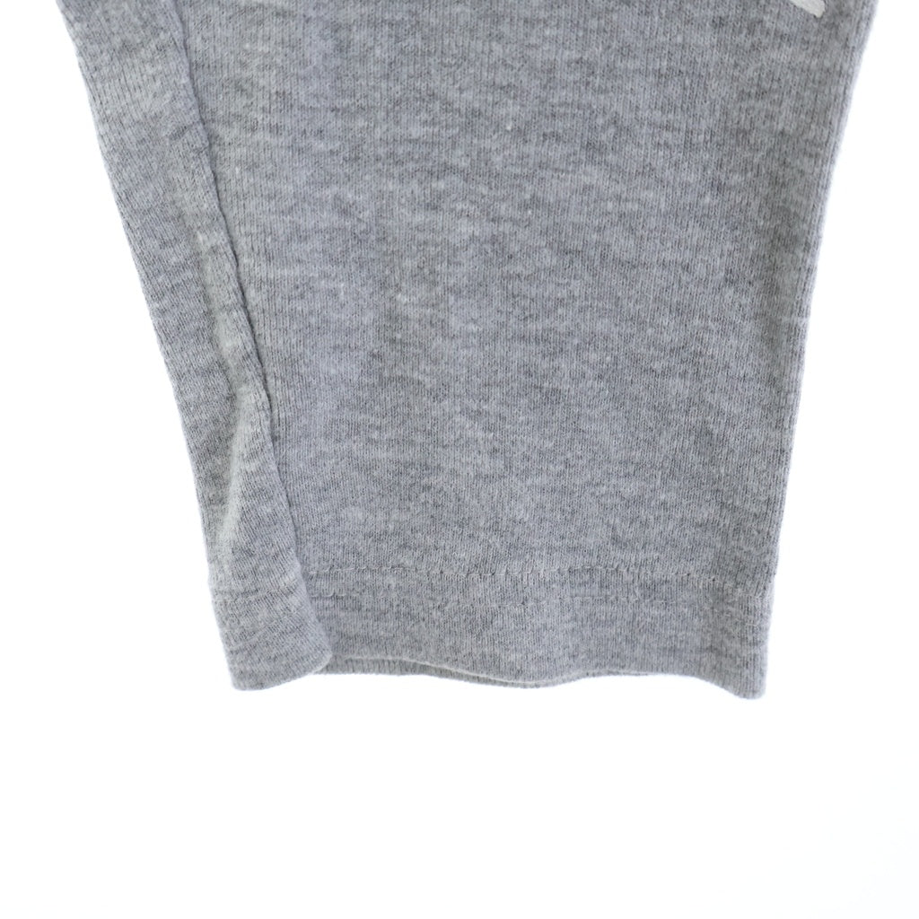 CHROME HEARTS(クロムハーツ) OLD 星条旗 ネックロゴデザイン ラグランスリーブ クルーネック ロングスリーブ 長袖Tシャツ カットソー ホワイト/グレー