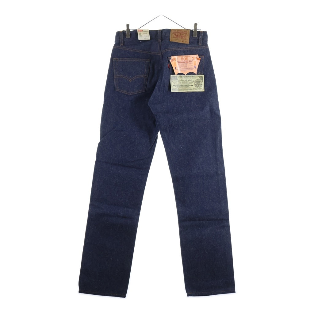 Levi's(リーバイス) 80S VINTAGE 501 DEADSTOCK ボタン裏515 平行ステッチ デッドストック ヴィンテージ 赤耳 ボタンフライデニムパンツ インディゴ