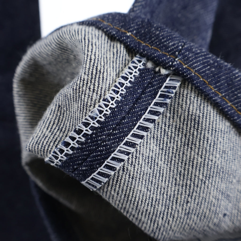 Levi's(リーバイス) 80S VINTAGE 501 DEADSTOCK ボタン裏515 平行ステッチ デッドストック ヴィンテージ 赤耳 ボタンフライデニムパンツ インディゴ