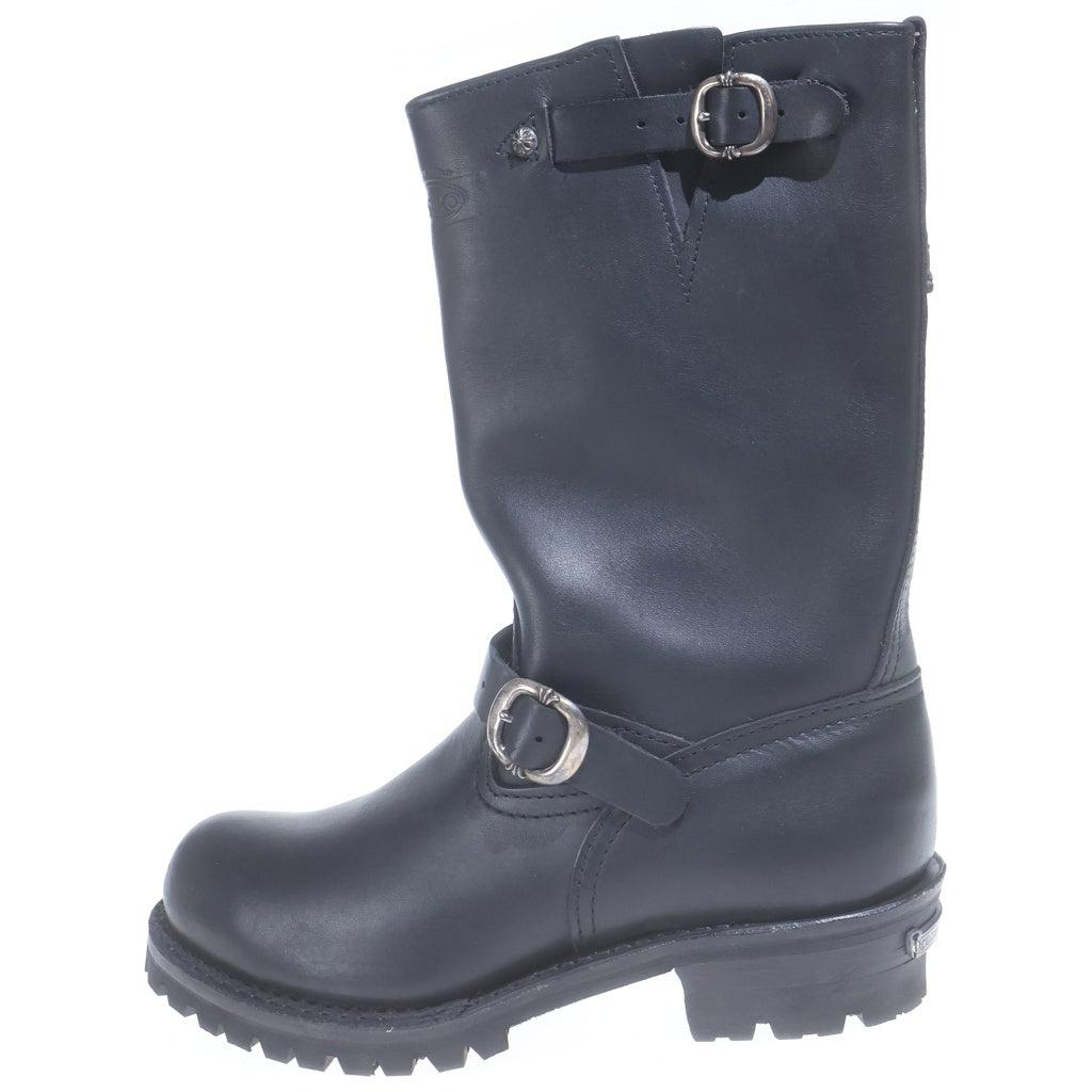 CHROME HEARTS(クロムハーツ) ×WESCO BOSS ウエスコ ボス ダガー ガンスリンガー レザーエンジニアブーツ ブラック