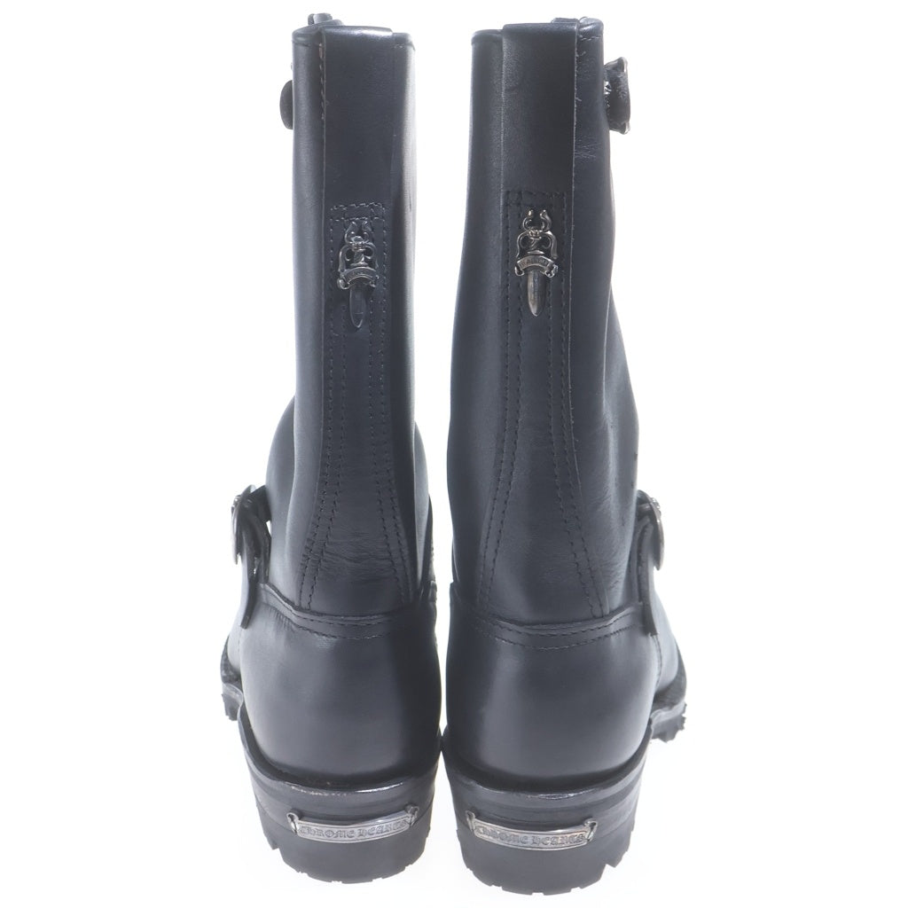 CHROME HEARTS(クロムハーツ) ×WESCO BOSS ウエスコ ボス ダガー ガンスリンガー レザーエンジニアブーツ ブラック