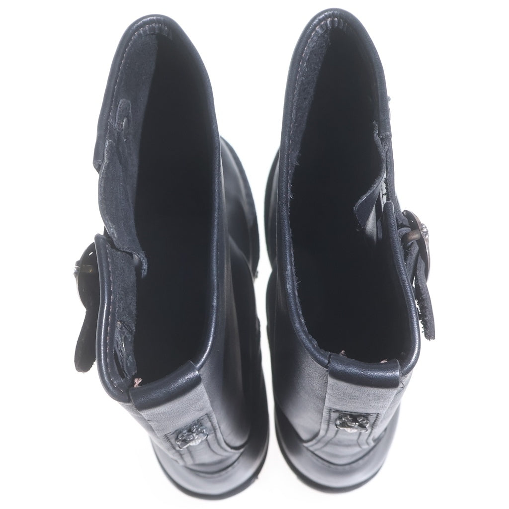 CHROME HEARTS(クロムハーツ) ×WESCO BOSS ウエスコ ボス ダガー ガンスリンガー レザーエンジニアブーツ ブラック