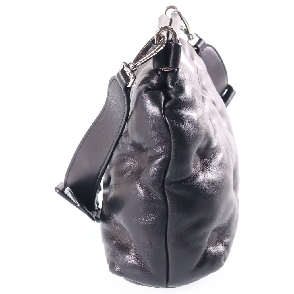 Maison Margiela(メゾンマルジェラ) Glam Slam グラムスラム スモール レザー ショルダーバッグ ブラック SB1WG0028 レディース