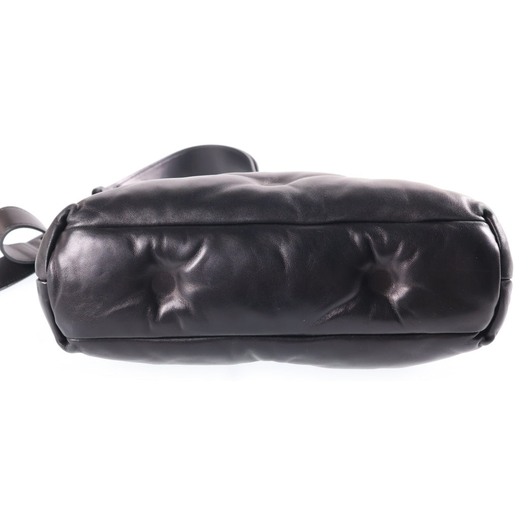 Maison Margiela(メゾンマルジェラ) Glam Slam グラムスラム スモール レザー ショルダーバッグ ブラック SB1WG0028 レディース