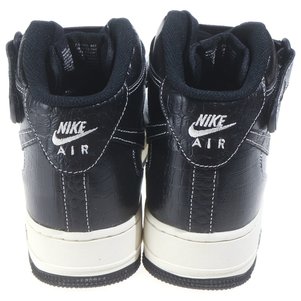 NIKE(ナイキ) AIR MID LX OUR FORCE 1 エアフォース1 ハイカットスニーカー ブラック US9.5/27.5cm DV1029-010
