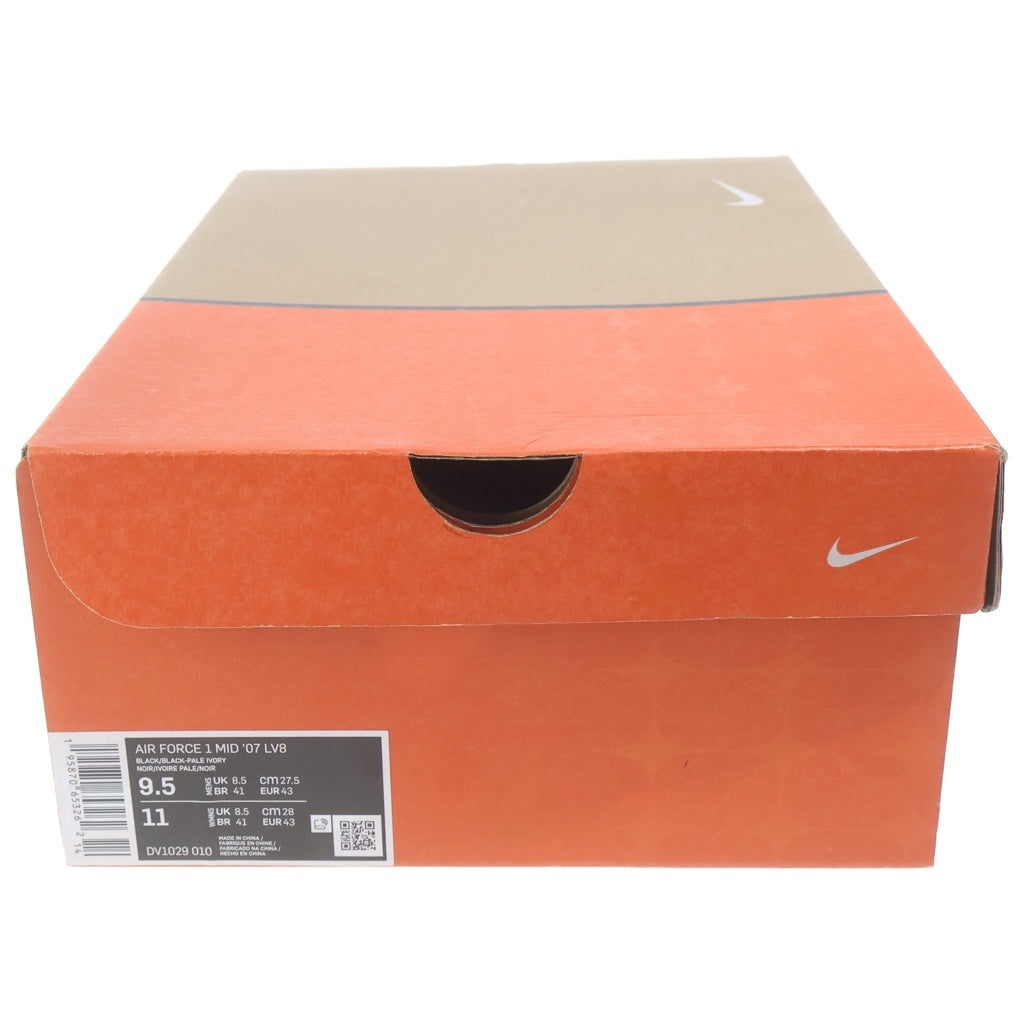 NIKE(ナイキ) AIR MID LX OUR FORCE 1 エアフォース1 ハイカットスニーカー ブラック US9.5/27.5cm DV1029-010