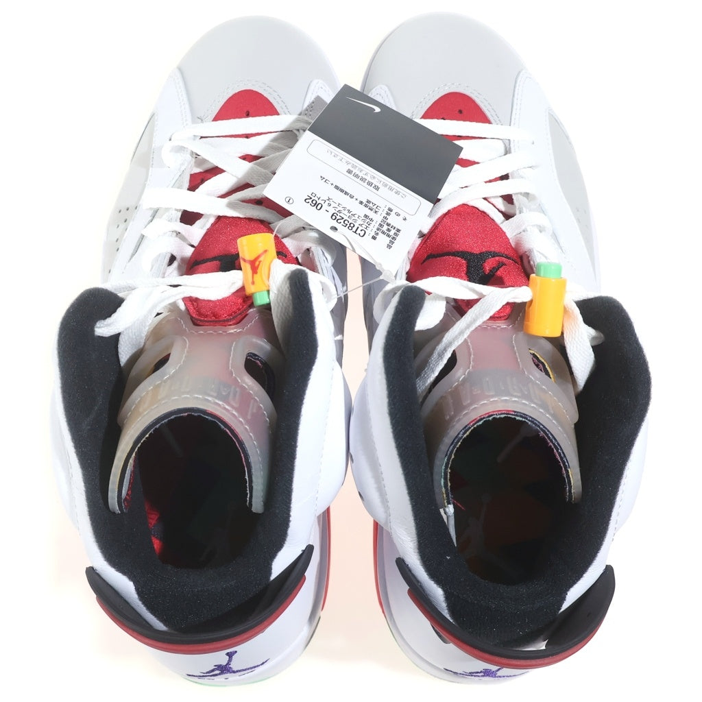 NIKE(ナイキ) AIR JORDAN 6 NEUTRAL GREY/HARE エアジョーダン6 ハイカットスニーカー ホワイト/レッド US9.5/27.5cm CT8529-062