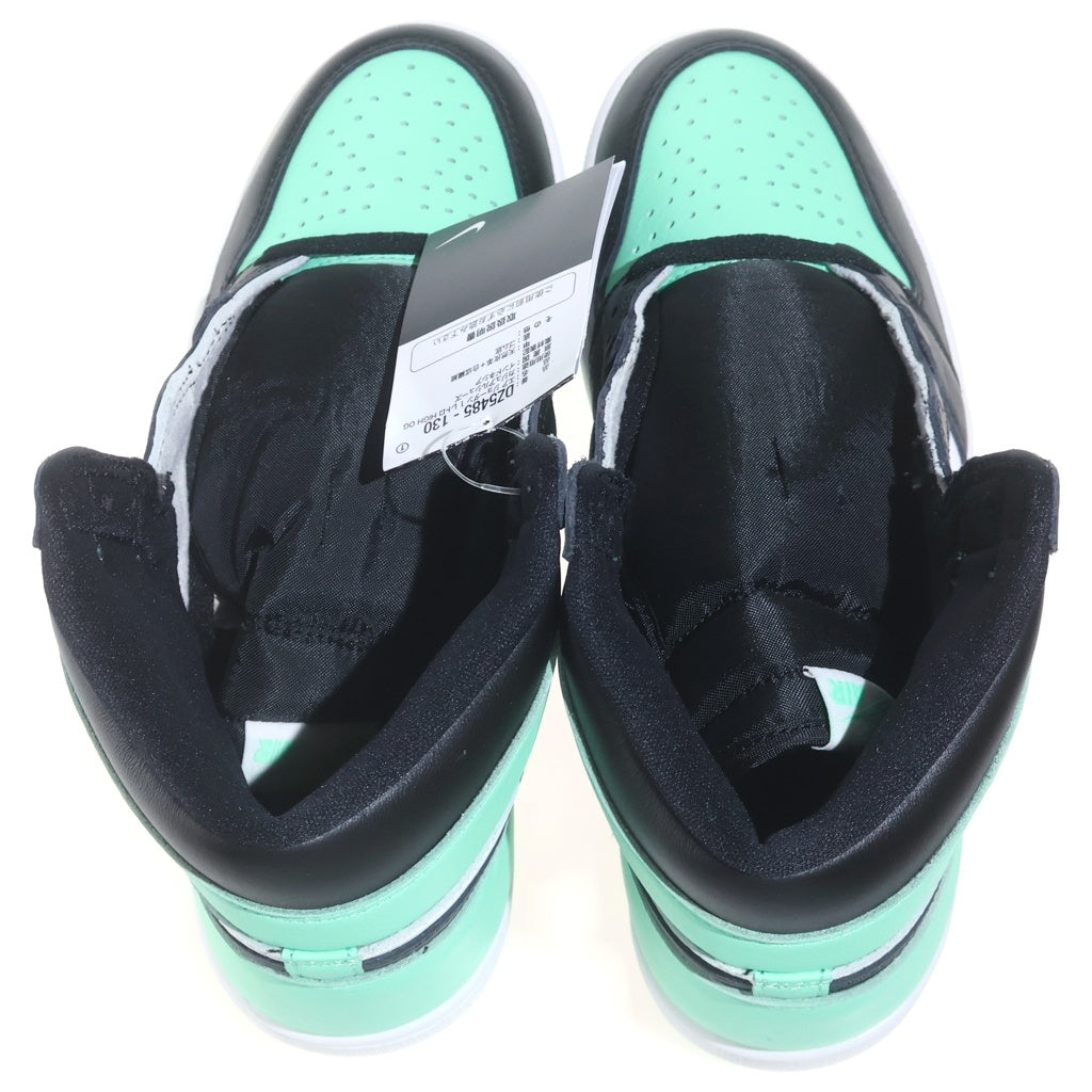 NIKE(ナイキ) AIR JORDAN 1 HIGH OG エアジョーダン1 ハイカットスニーカー ブラック/グリーン US9.5/27.5cm DZ5485-130