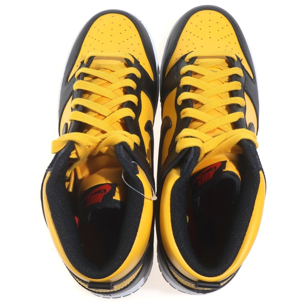 NIKE(ナイキ) DUNK HIGH UNIVERSITY GOLD AND BLACK ダンク ハイカットスニーカー イエロー/ブラック US9.5/27.5cm DD1399-700