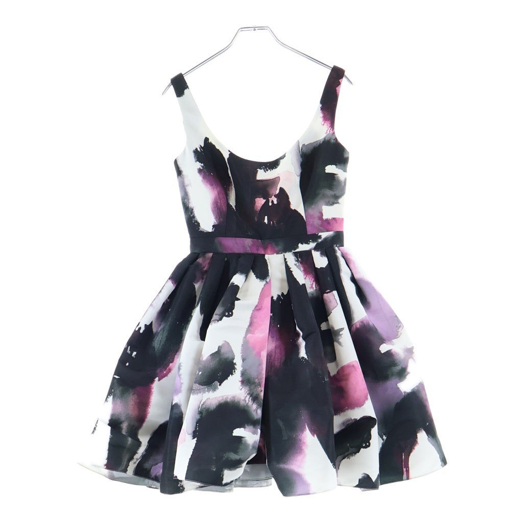 Alexander McQueen(アレキサンダーマックイーン) 22SS Watercolour Graffiti ウォーターカラー グラフィティー ノースリーブ カクテルドレス/ワンピース 734427 レディース