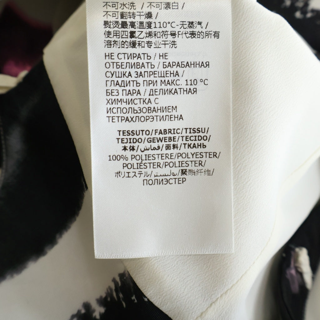 Alexander McQueen(アレキサンダーマックイーン) 22SS Watercolour Graffiti ウォーターカラー グラフィティー ノースリーブ カクテルドレス/ワンピース 734427 レディース