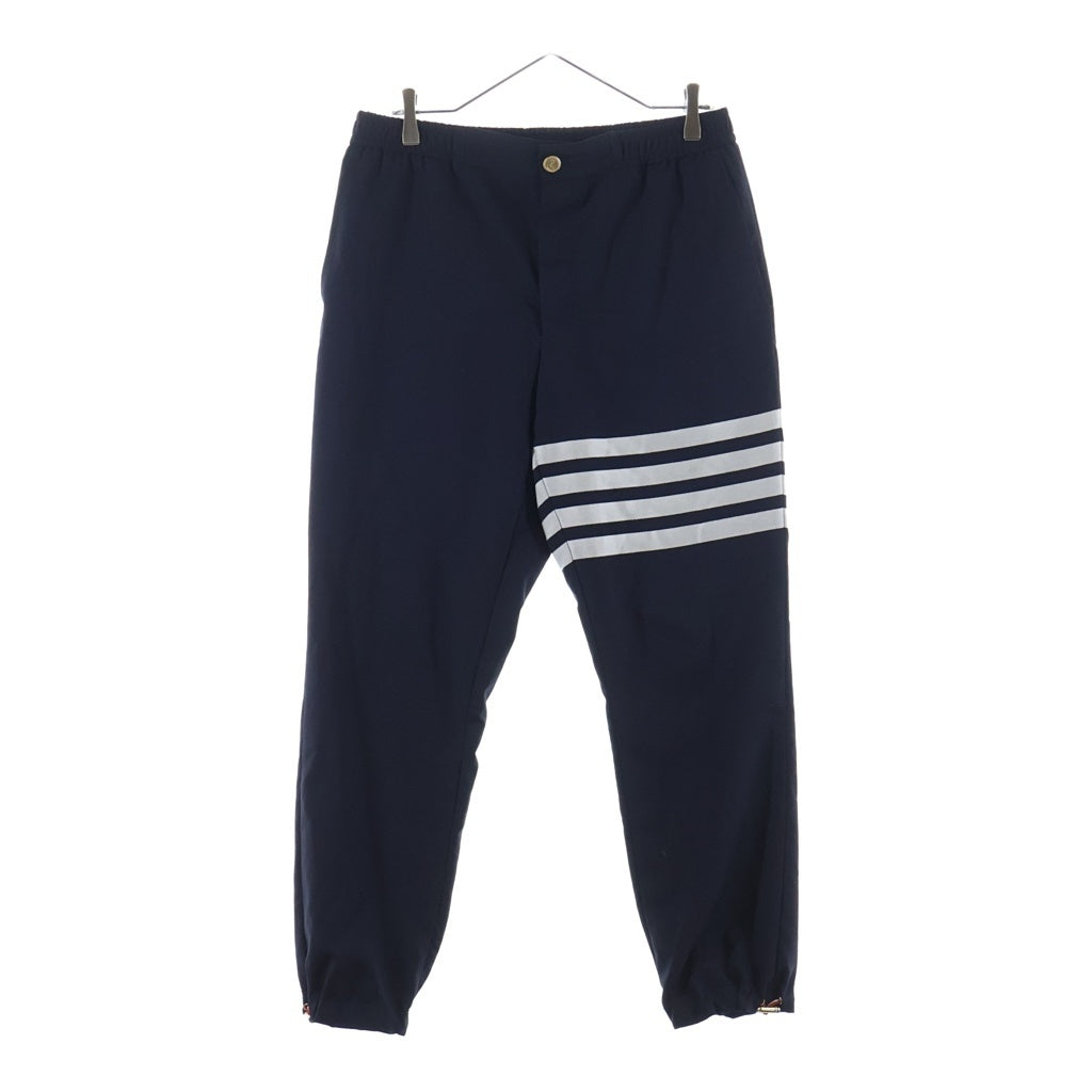 THOM BROWNE(トムブラウン) 4BARデザイン ウール トラウザー イージー ジョガーパンツ ブラック MTT030A-06146-415