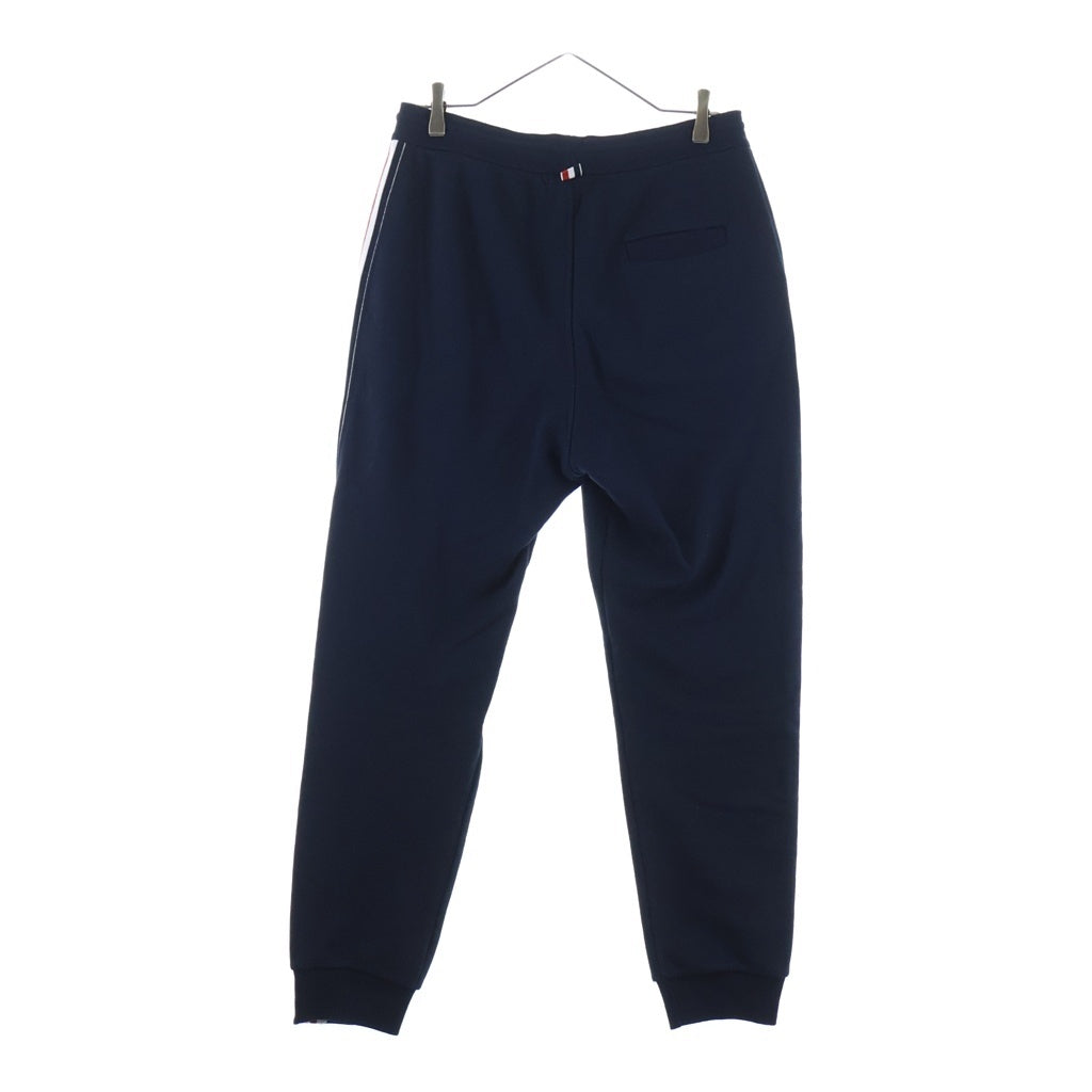 THOM BROWNE(トムブラウン) サイドラインデザイン クラシック ループバック ストライプ スウェット イージーパンツ ネイビー MJQ066A-03377-415